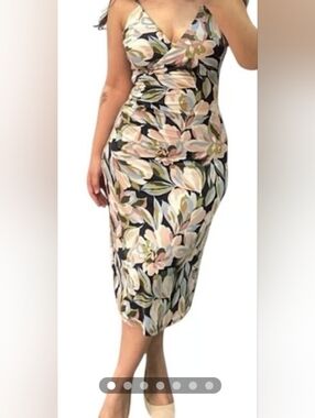 joie dress Floral Size Med Party Dress Lined Stretch